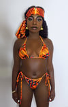 OLORI👙 Set 3 Pieces Top+Bottom+Headwrap 