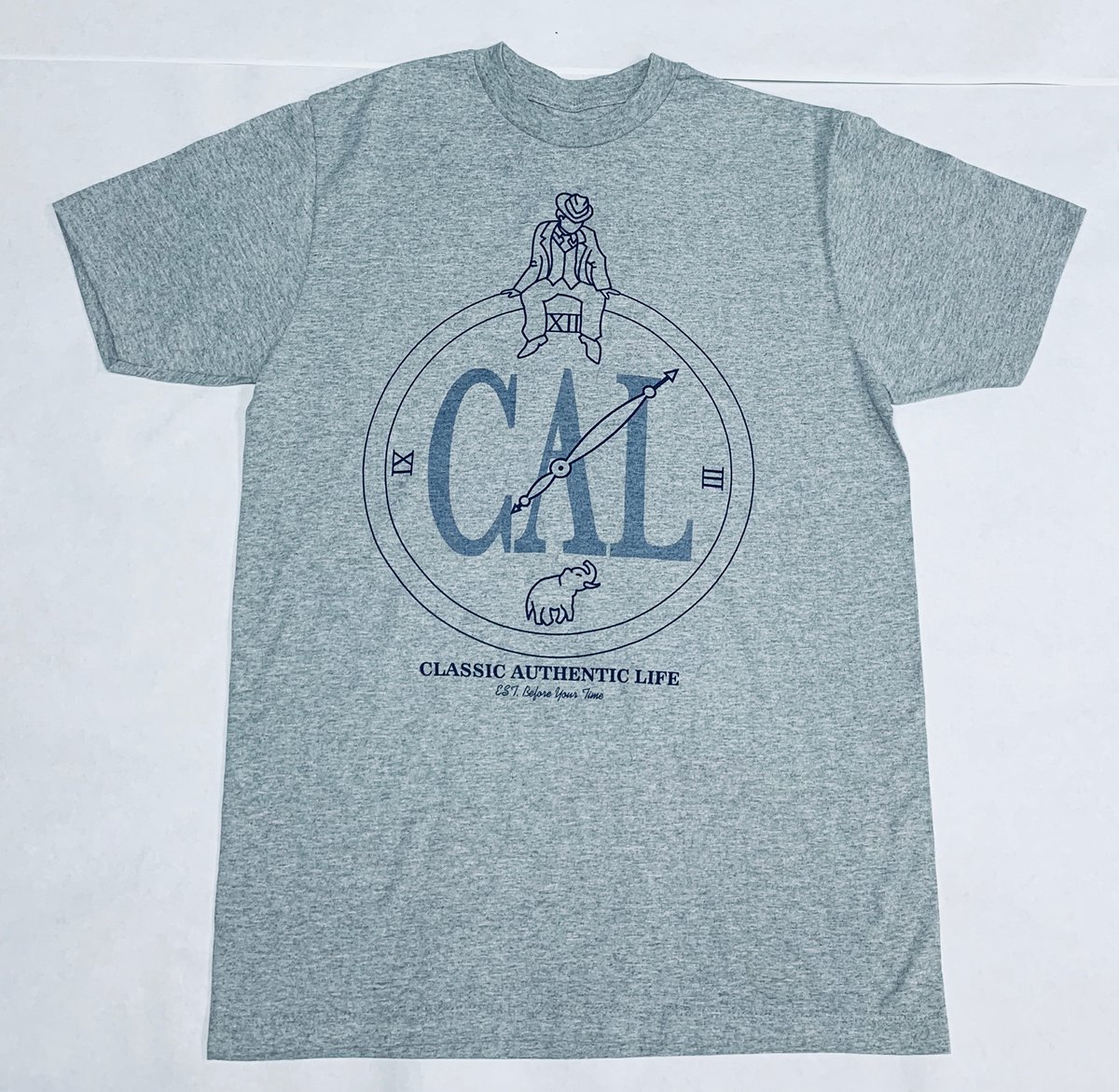 Image of CAL Signatures Shirt Grey/Blue