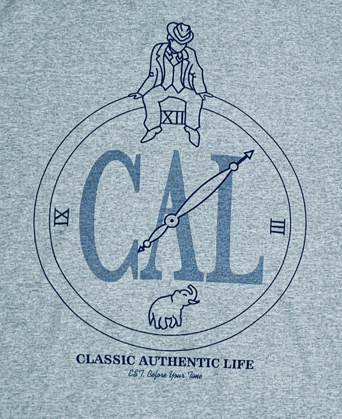 Image of CAL Signatures Shirt Grey/Blue