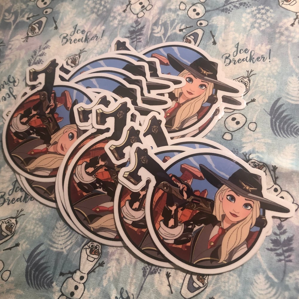 Elsa X Ashe 3 Inch Sticker