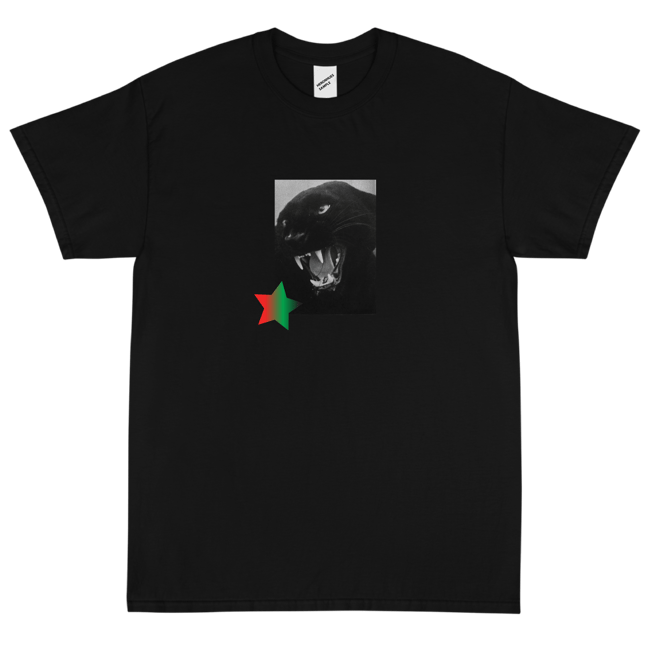 Panther Star Black T Shirt