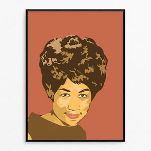Image of Aretha Franklin - Print