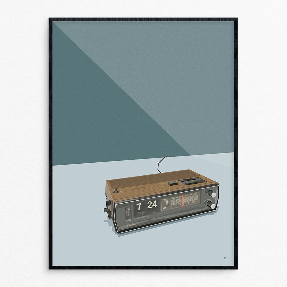 Image of Clock Radio - Print