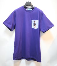 Image 1 of Purple Teddy Bear Pocket Tee Shirt