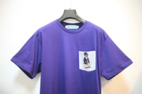 Image 2 of Purple Teddy Bear Pocket Tee Shirt