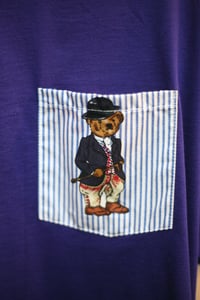 Image 3 of Purple Teddy Bear Pocket Tee Shirt