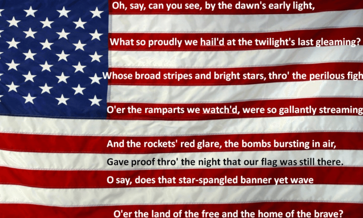 Гимн флагу сша. Гимн США. Star Spangled banner. Национальный гимн Америки. Слова гимна США.