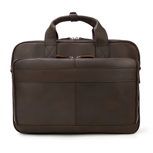 Image of Handmade Vintage Leather Mens Briefcase, Laptop Bag, Messenger Bag LF3319