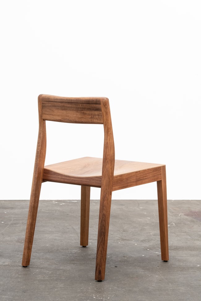 ROSE DINING CHAIR IN TASMANIAN BLACKWOOD Simon Ancher Studio