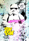 YO! Star Wars Stormtrooper. (Pink edition hand painted, signed)