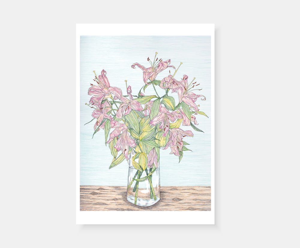 Image of Lilies in Decay - Print