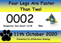 Four Legs Are Faster Than Two - 5k