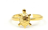 Image 1 of Turtle toe ring