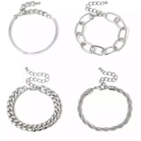 Image 3 of Ivy's Silver Bracelet Set