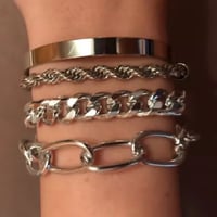 Image 2 of Ivy's Silver Bracelet Set