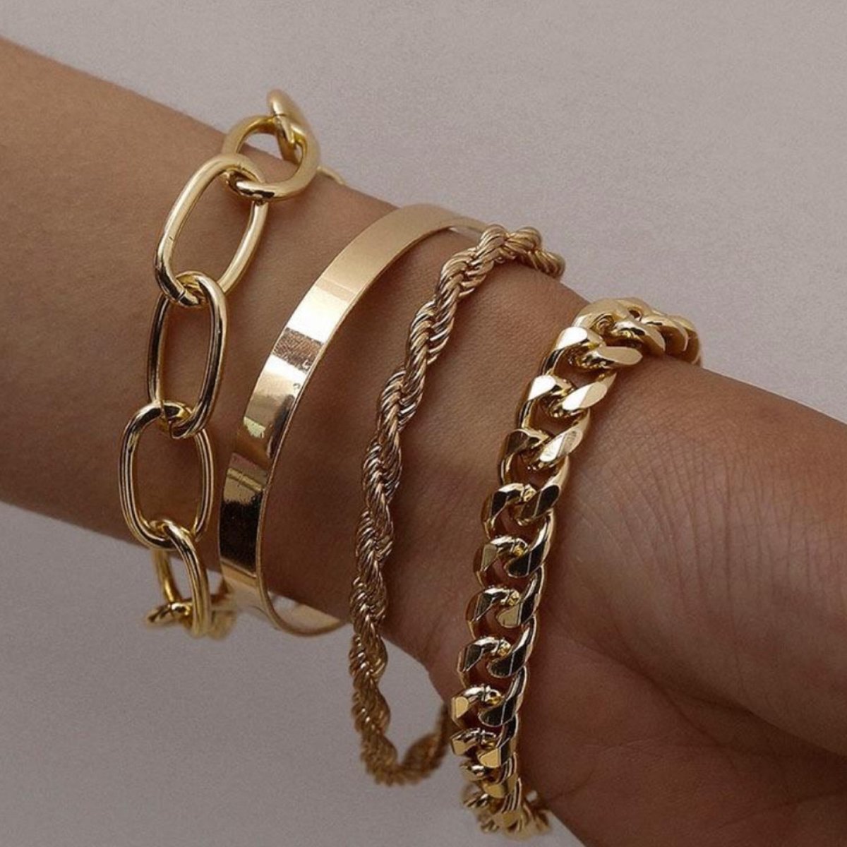 Image of Ivy's Gold Bracelet Set