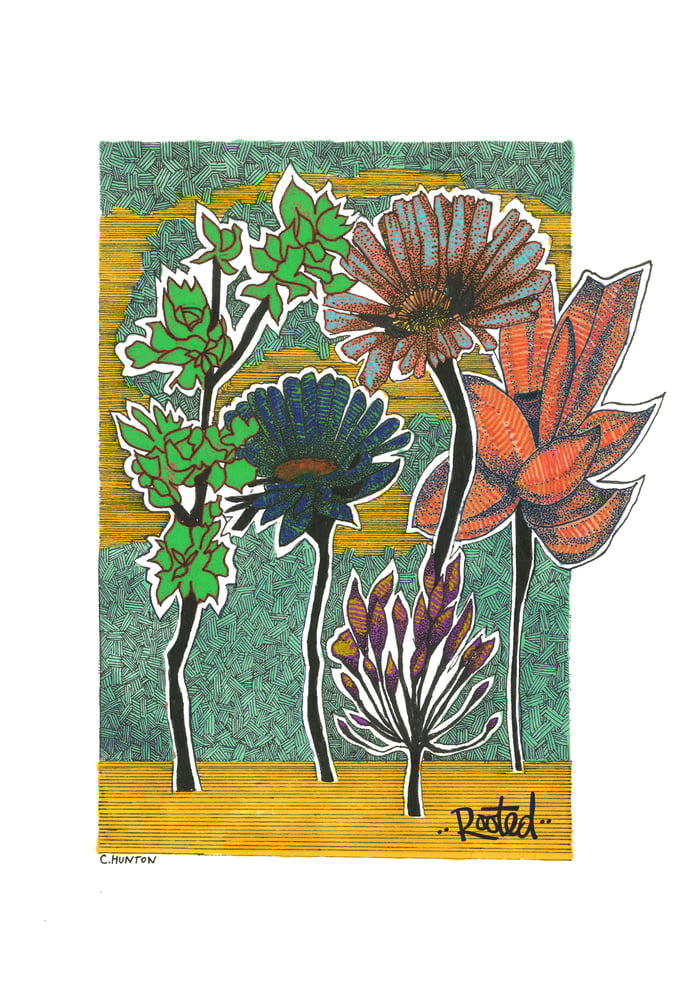 Image of Earthy Flowers A3