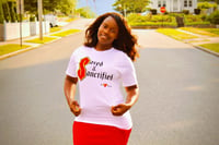 Image 1 of Saved And Sanctified Tshirt