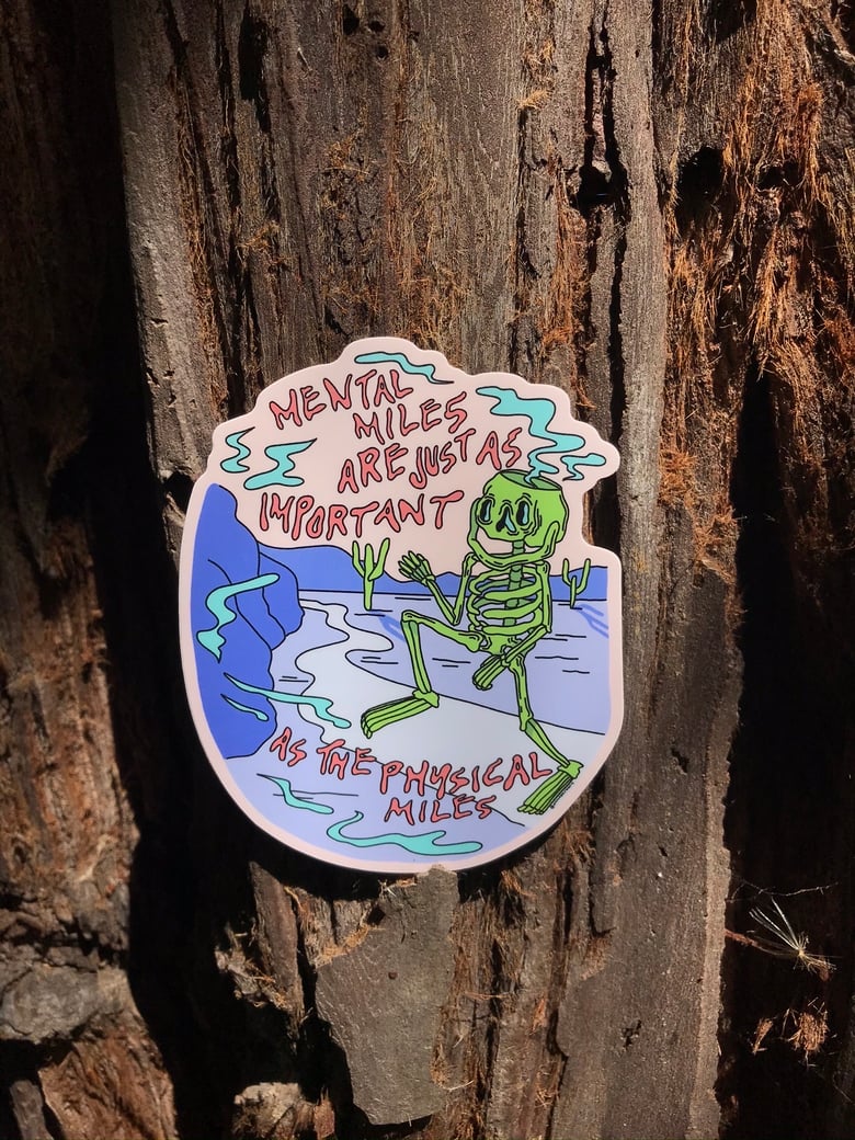 Image of Mental Miles Sticker