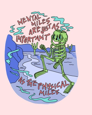 Image of Mental Miles Sticker