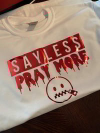 Say Less Pray More (Metallic Red)