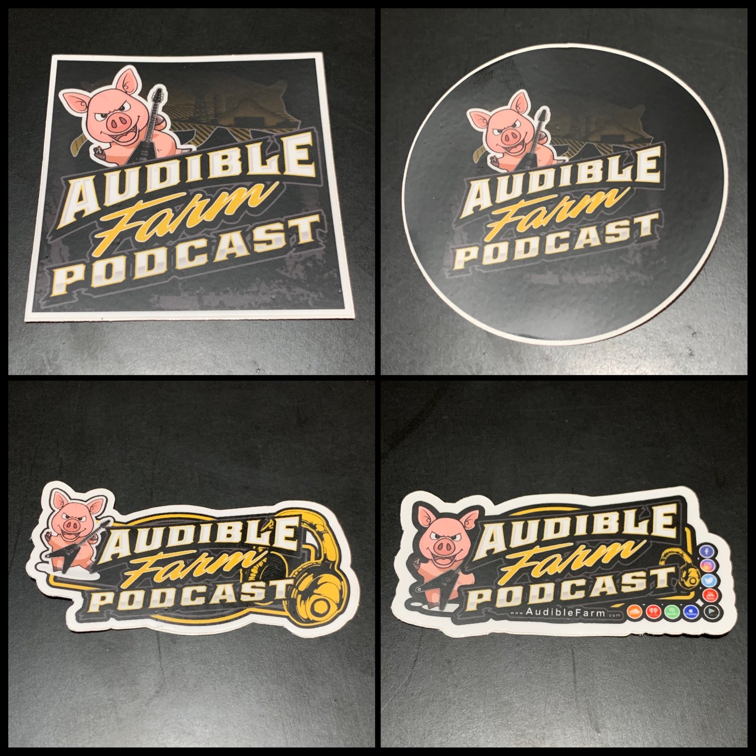 Audible Farm Standard Stickers