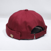 Burgundy [no cap] hat by Micheal Oathes