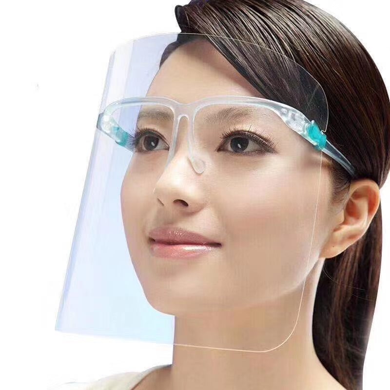 Face Shield Anti-fog (w/t glass frame)