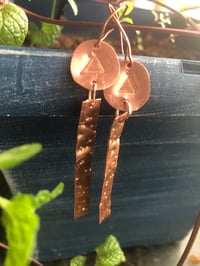 Image 2 of Copper Tepee earrings