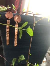 Image 3 of Copper Tepee earrings