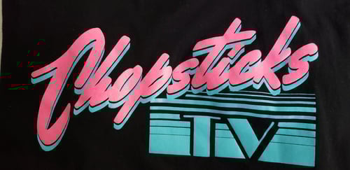 Image of Black Retro ChopsticksTv