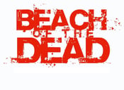 Image of Beach Of The Dead vinyl sticker (Red) only. 