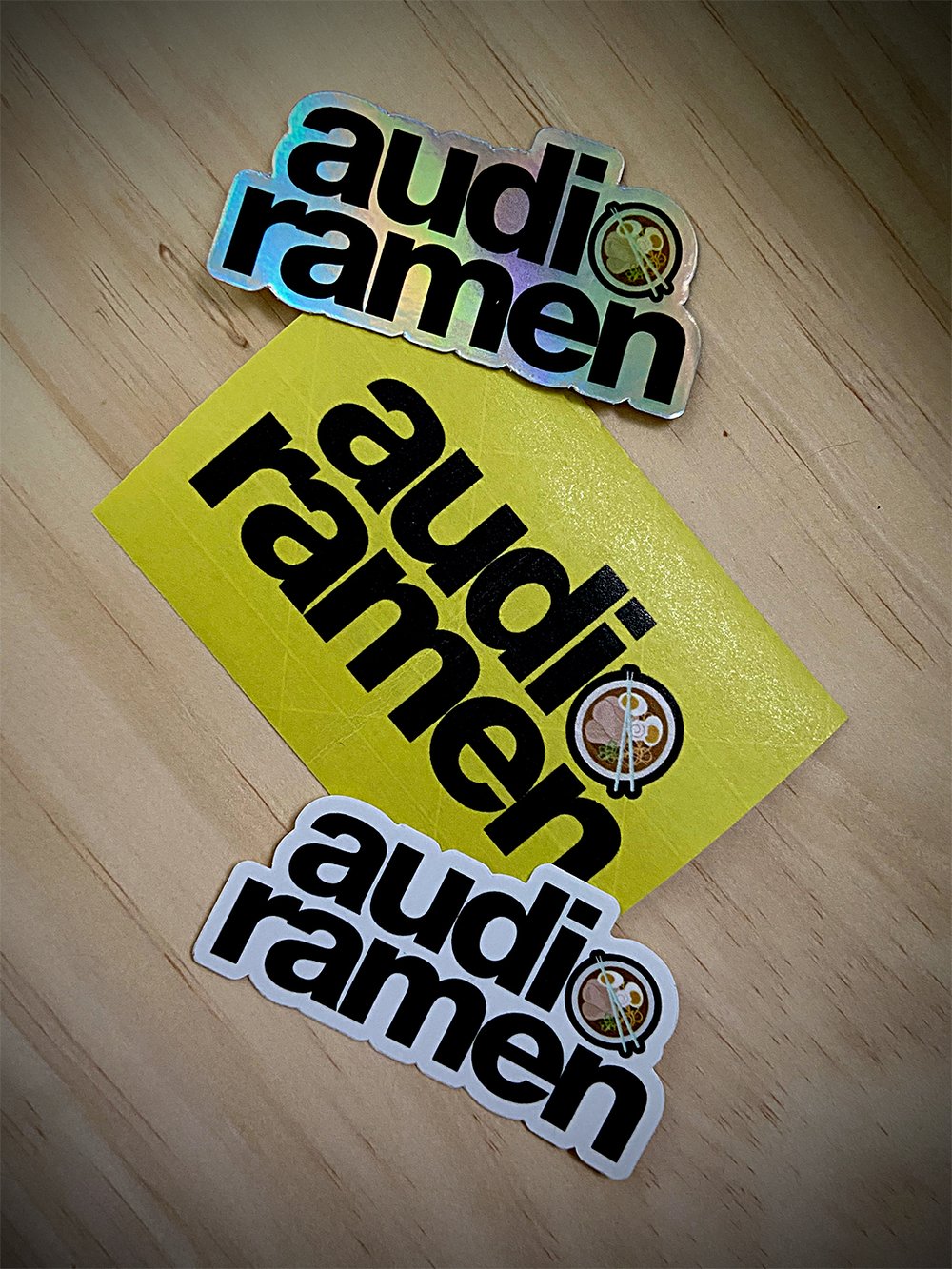 Audio Ramen Sticker Bundle (4pk)