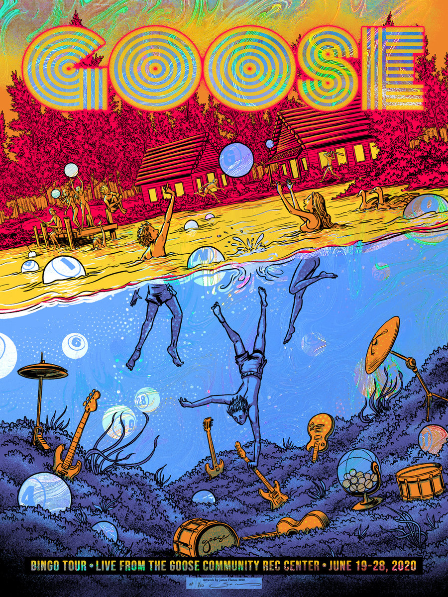Image of Goose - Bingo Tour 2020 - "Hazy Waves" HoloFoil