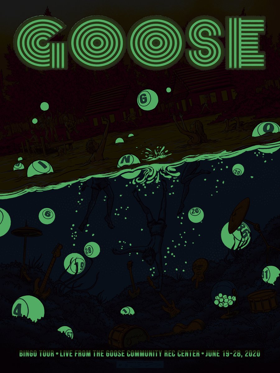 Image of Goose - Bingo Tour 2020 - Glow-In-The-Dark
