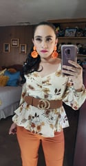 Edith Flower Blouse 