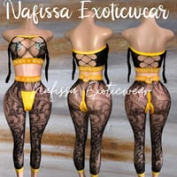 Image 2 of Black and Yellow Sets 