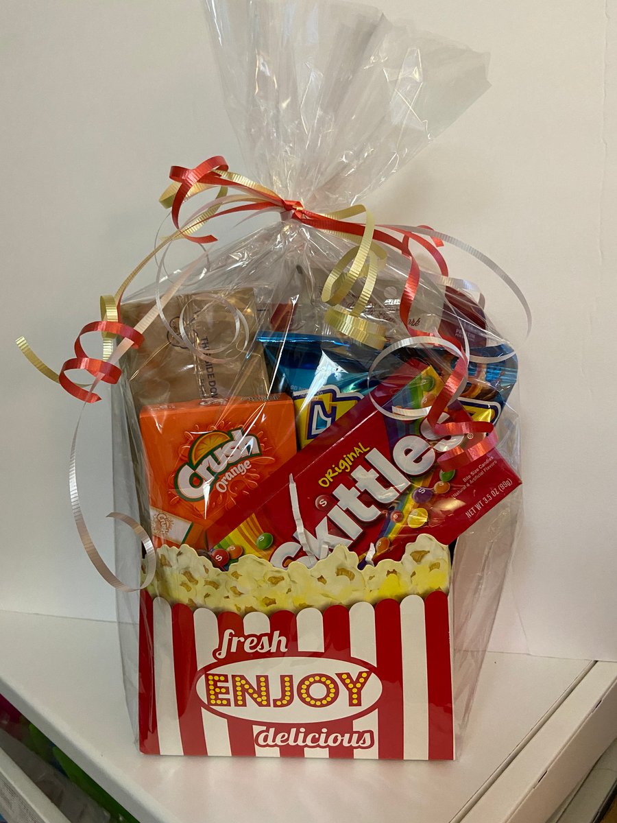 Night at the Movies snack gift basket Make Me Smile