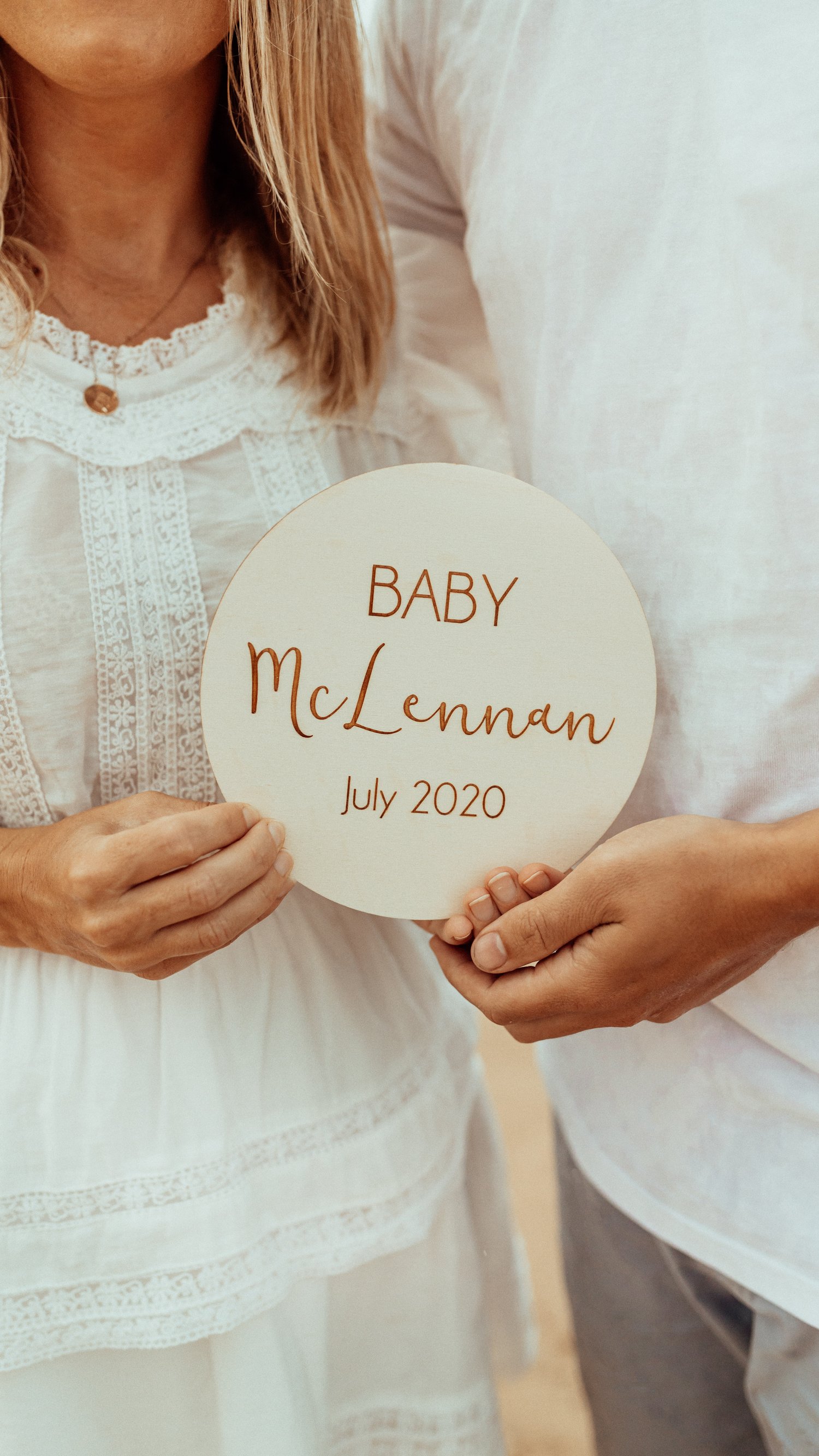 Image of Baby Announcement Plaque