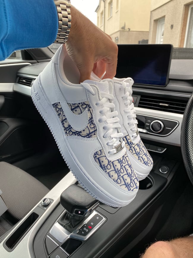 Nike AF1 - Blue Dior V2 | Acrylic Kicks