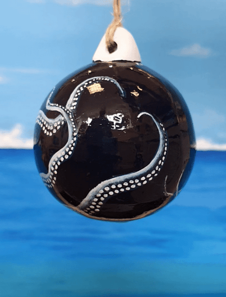 Image of Octopus Ceramic Bauble
