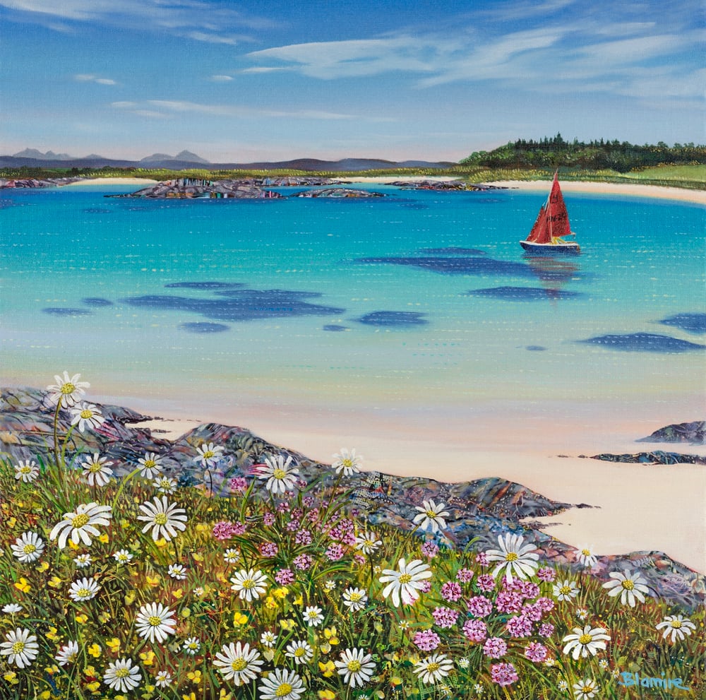 Image of Red sails, Arisaig giclee print