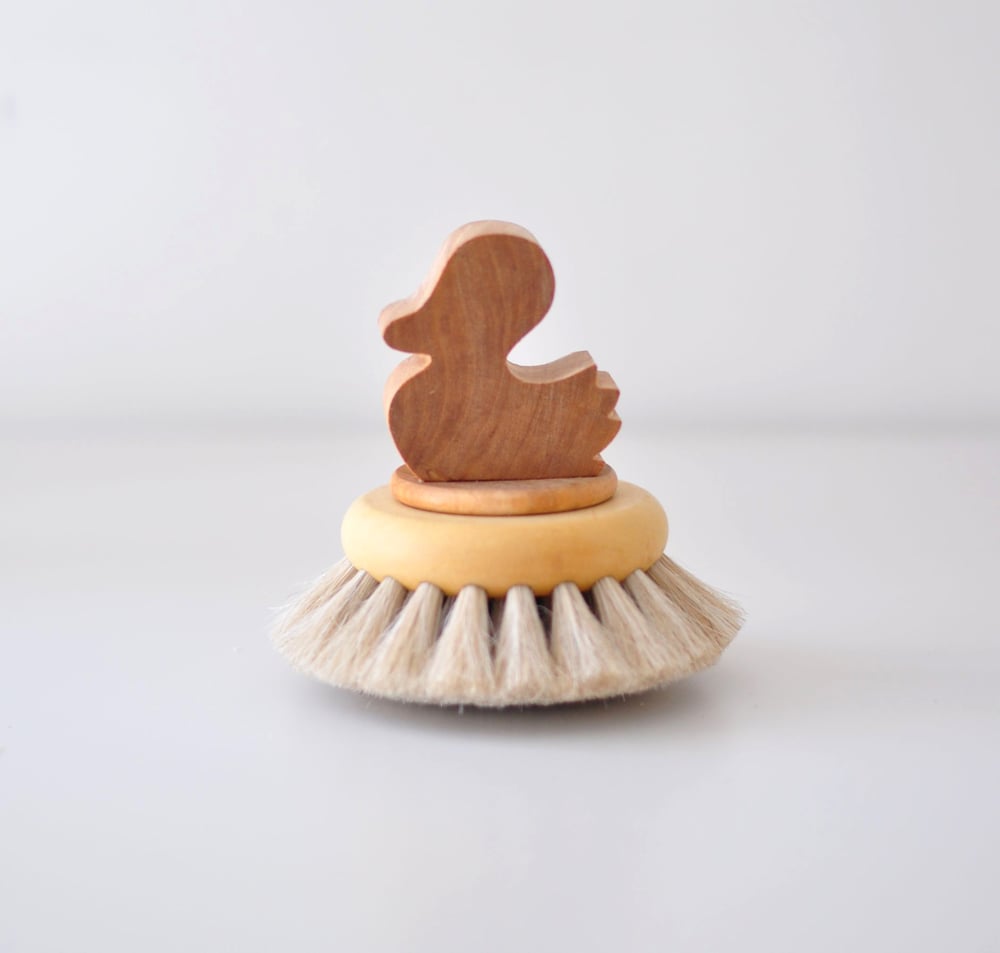 Image of Brosse de bain canard