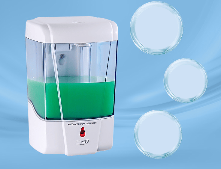 Touch-Free Liquid Hand Sanitizer/Soap Dispenser (Wall mount)