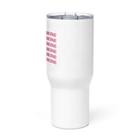 Image 3 of WIM in pink - Travel mug with a handle 