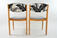 Image 3 of Chaise grise Feuilles