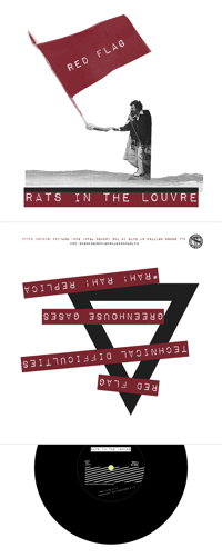 Image 1 of RATS IN THE LOUVRE - Red Flag → 7" ep