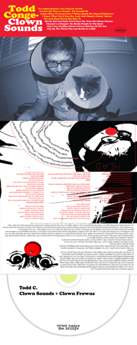 Image 1 of TODD CONGELLIERE - Clown Sounds + Clown Frowns → cd