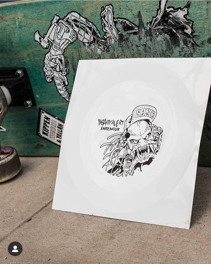 Image of Insanity Alert - 'Shredator' flexi disc 7"