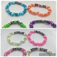 Inspirational Pony Bead Bracelets 